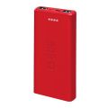 POWERBANK 10.000MAH 2 USB 2.1A ROSSO