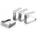 CLIP FERMATOVAGLIA ACCIAIO 4Pz. PRESTO